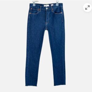 RE / DONE Originals Jeans Women's Straight Skinny Leg Rinse Wash - Size 25